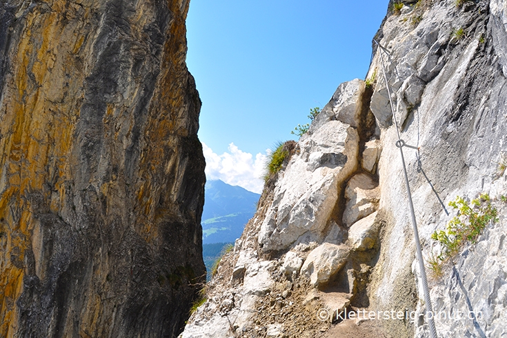 Klettersteig Pinut Klettersteig Pinut